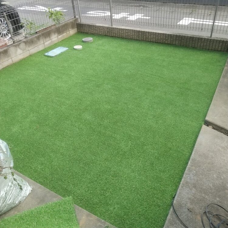 さいたま市　人工芝張り替え　施工事例