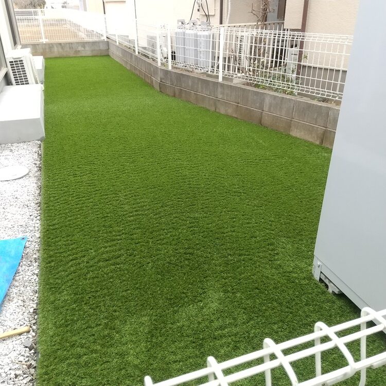 埼玉県ふじみ野市　人工芝施工事例